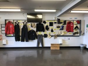 Clothing options at the Clothing Distribution Center